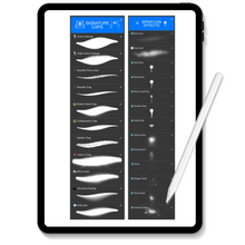 Load image into Gallery viewer, Graffiti Real Cap Brushes for Procreate 2.0
