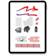 Load image into Gallery viewer, Graffiti Effect Pack for Procreate