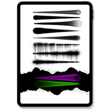 Load image into Gallery viewer, Digital Graffiti Flare Brushes for Procreate
