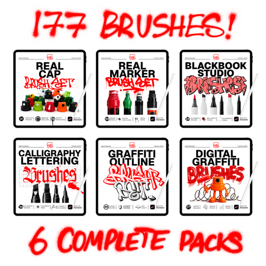 All-in-One - 177 Graffiti Brushes