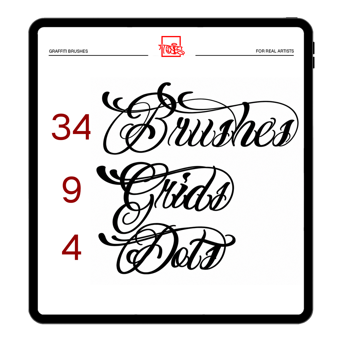 Calligraphy Lettering Brushes