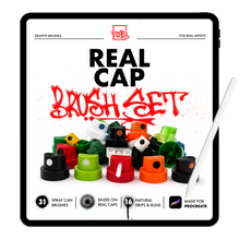 Load image into Gallery viewer, Real Cap Graffiti Brush Set for Procreate