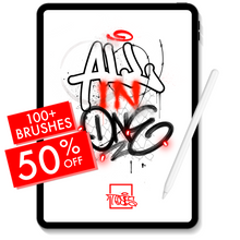 Load image into Gallery viewer, All In One Graffiti Brush Bundle for Procreate