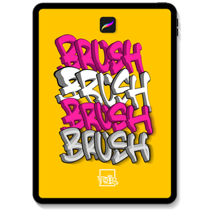 3D Outline Brush Pack for Procreate